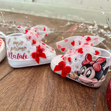 Scarpe da culla Minnie natalizia