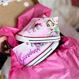 Scarpe Originali Converse All Star con Disegno Personalizzato