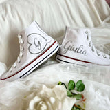 Scarpe originali Converse All Star Luxury - decorate a mano