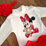 Set Neonata Minnie natalizia