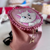 Zainetto in eco-pelle dipinto a mano - personalizzabile