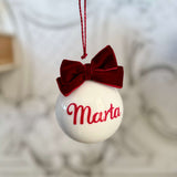 Sfera di Natale personalizzabile