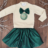 Completo bimba sfera natalizia - fatto a mano