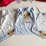 Set Asilo Azzurro - sacca + bavaglio + asciugamano