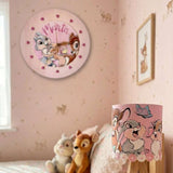 Orologio in legno dipinto a mano - personalizzabile