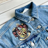 Giubbino in Jeans - Dipinto a Mano e Personalizzabile