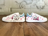 Scarpe Originali Adidas Stan Smith con lacci con Disegno Personalizzato