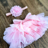 Body Paperella + gonna 0/3 mesi - dipinto a mano