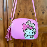 Borsa in Vera Pelle con Disegno Personalizzato