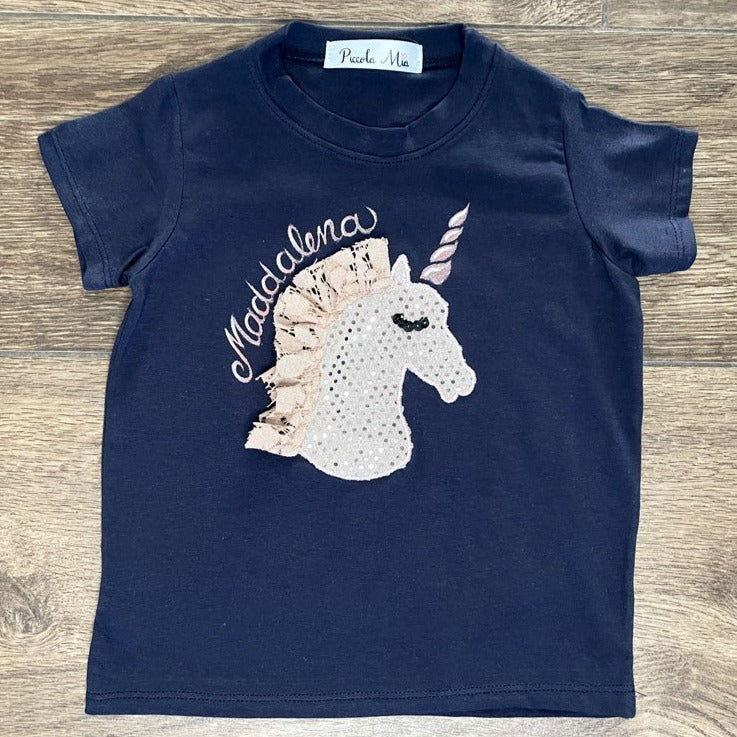 T-shirt unicorno - Piccola Mia