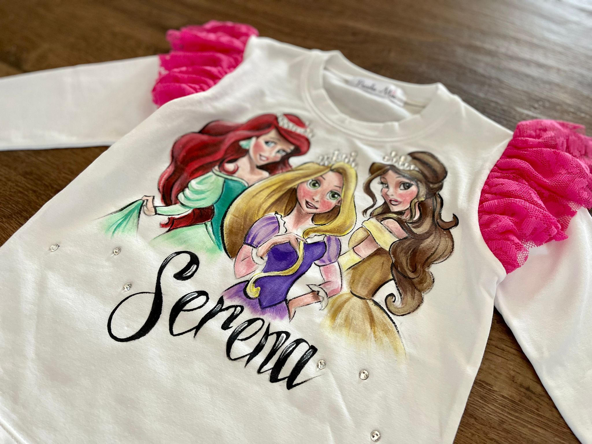 Maglietta maniche lunghe con Disegno Personalizzato – Piccola Mia