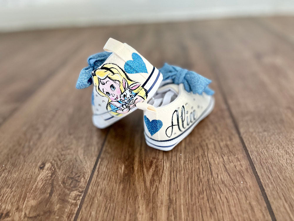 Scarpe Personalizzate Neonato Dipinte Scarpine Neonato Da
